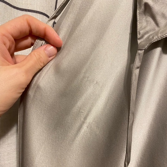 Reformation Silver Satin Dress - Picture 9 of 11